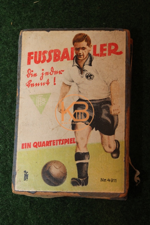 Altes Kartenspiel Fussballer die man kennt von Scholz Mainz 1930er Jahre.