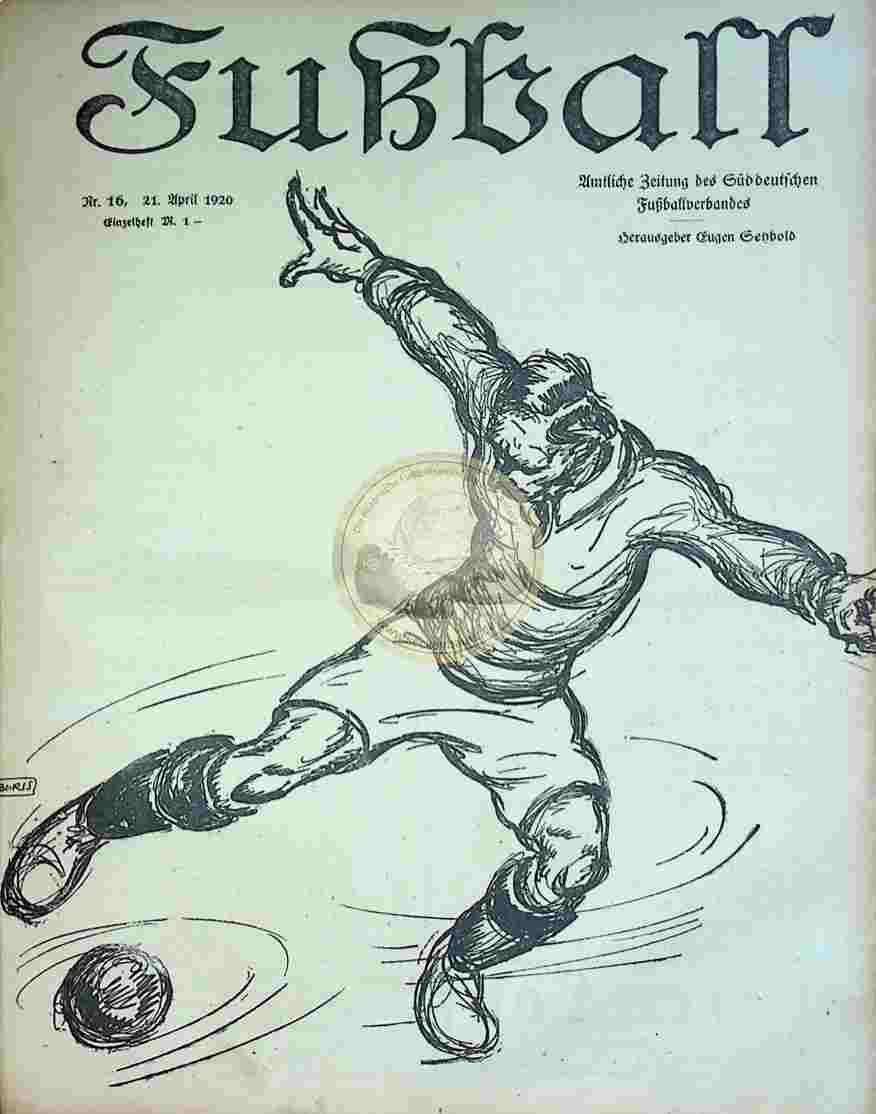 1920 April 21. Fußball Nr.16