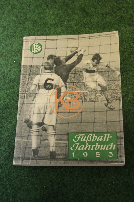 Fußball Jahrbuch aus dem Jahr 1953 herausgegeben vom deutschen Fußballbund.