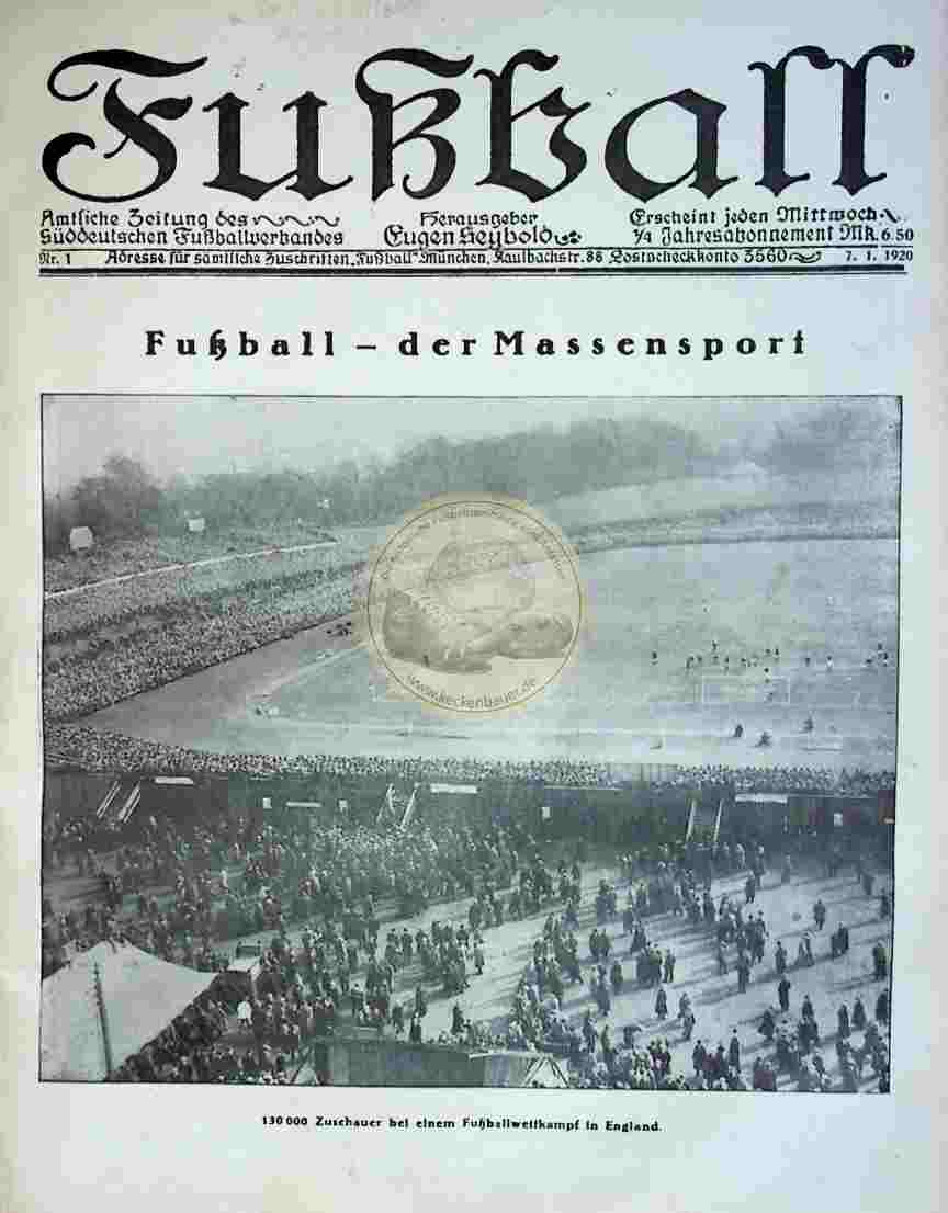 1920 Januar 7. Fußball Nr.1
