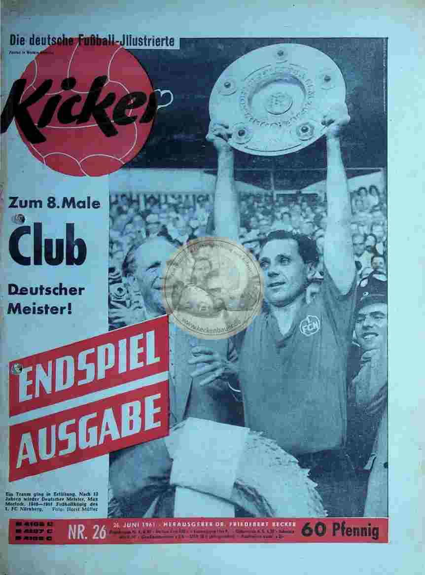 1961 Juni 26. Kicker Nr. 26