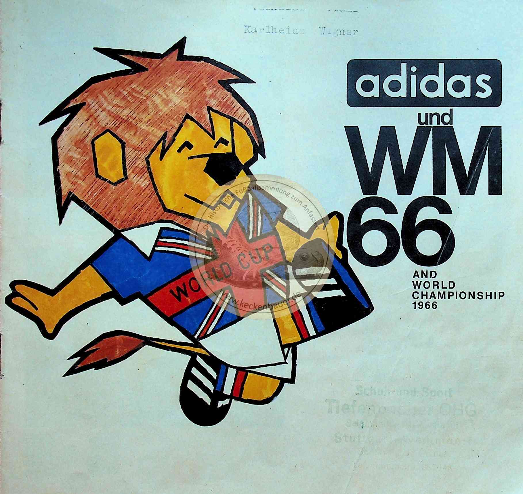 1966 adidas und WM 66