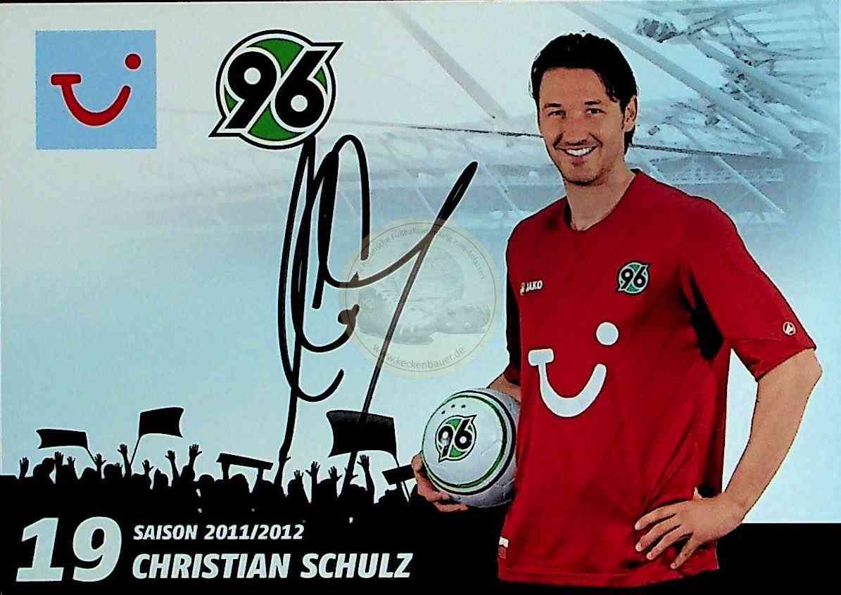 Autogrammkarte von Hannover 96 Christian Schulz 2