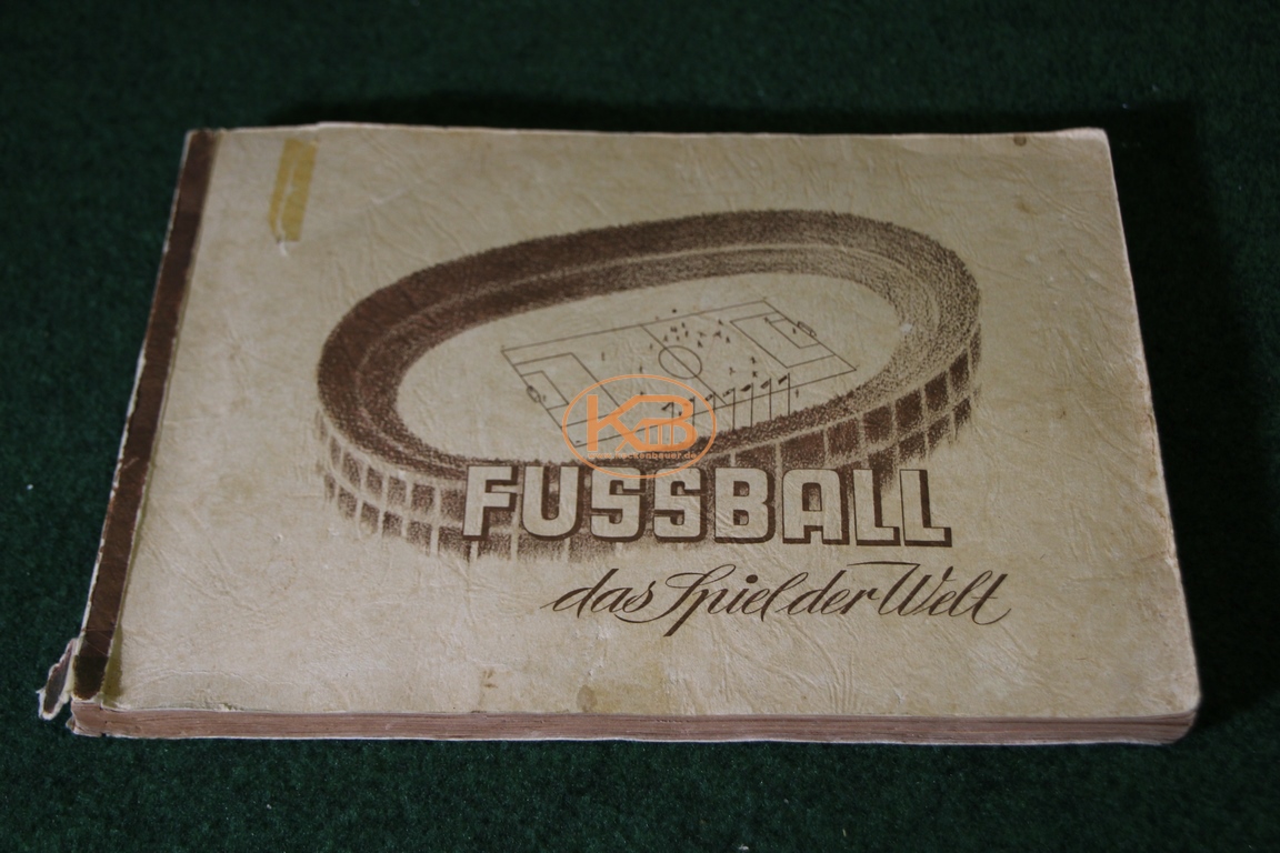 Mohr Fußballsammelalbum "Fussball das Spiel der Welt" aus dem Jahr 1950/51 natürlich komplett.