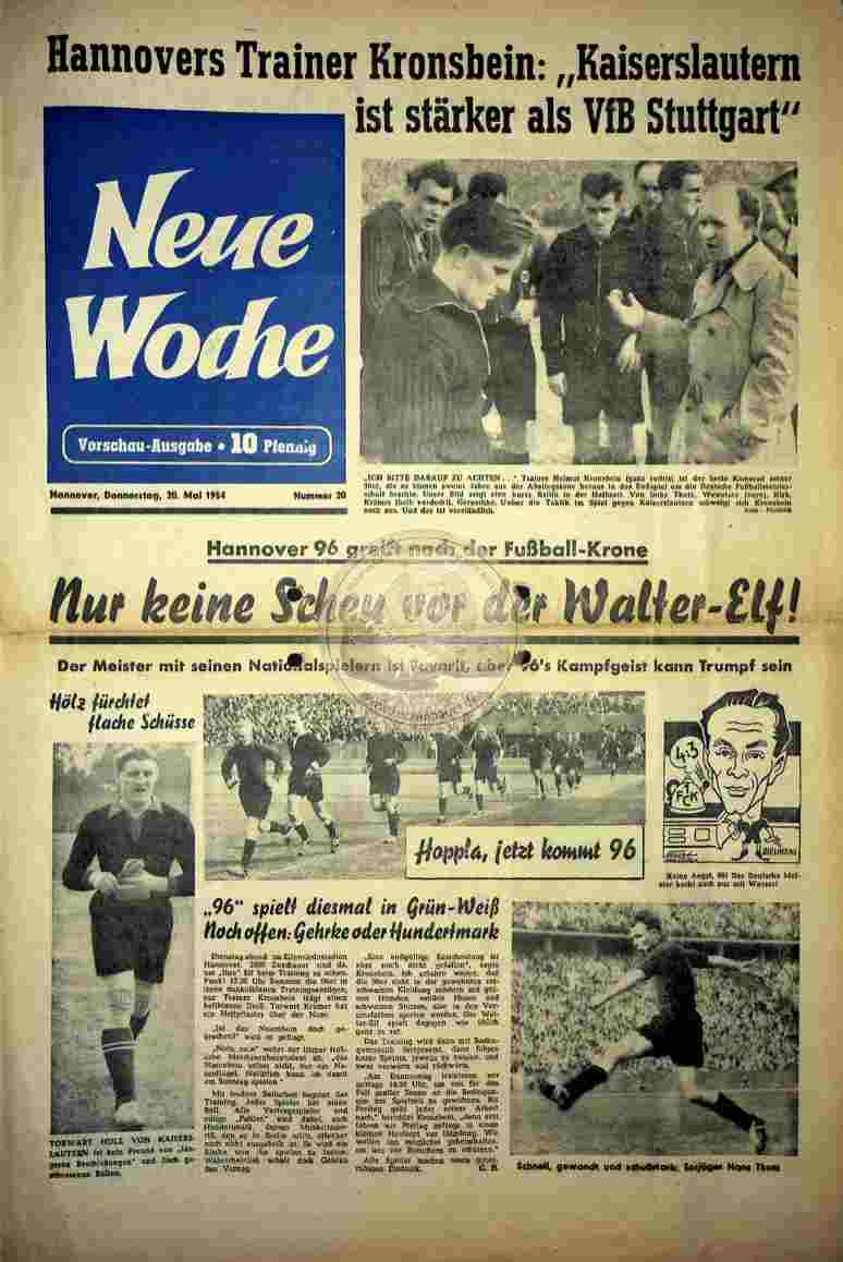 1954 Mai 20. Neue Woche Nr. 20