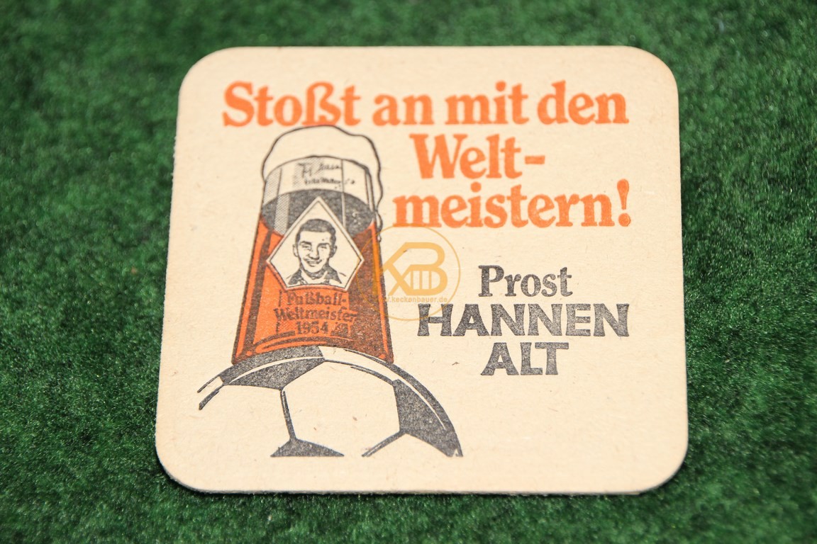 Bierdeckel passend zu den Sammelgläsern von Hannen Alt.