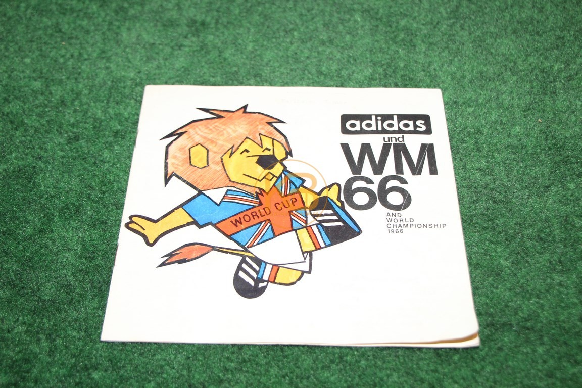 Adidas und WM 66, Schuhwerbung zur Weltmeisterschaft