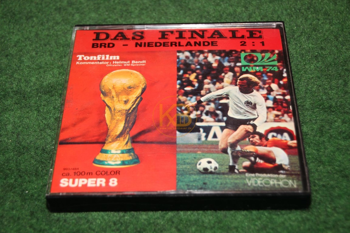 Das WM Finale Deutschland gegen Holland bei der WM 1974 in Deutschland auf Super 8.