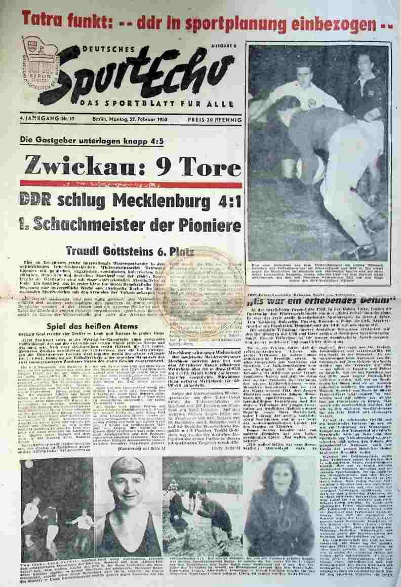 1950 Februar 27. Sportecho Nr. 17