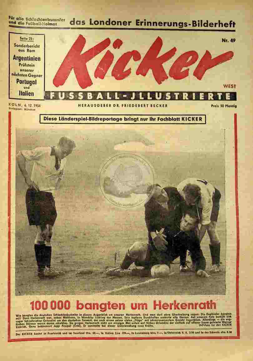 1954 Dezember 6. Kicker Nr.49