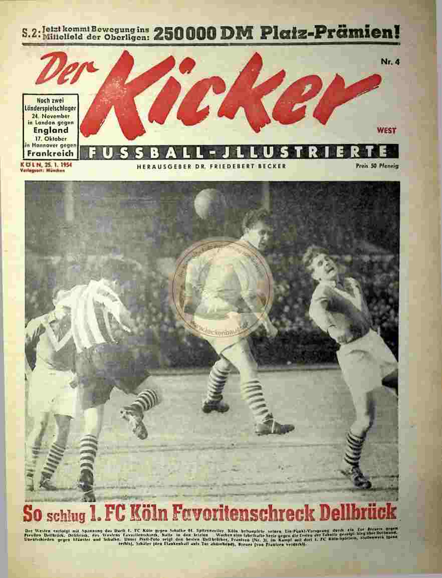 1954 Januar 25. Kicker Nr. 4