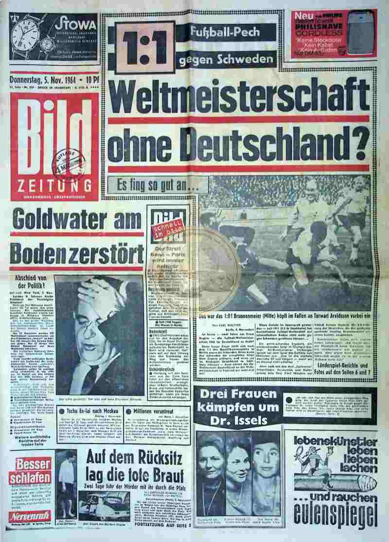 1964 November 5. Bildzeitung