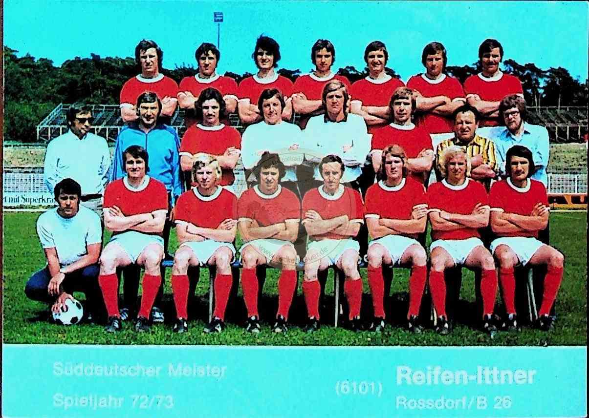 Süddeutscher Meister 72 73 mit Autogrammen 