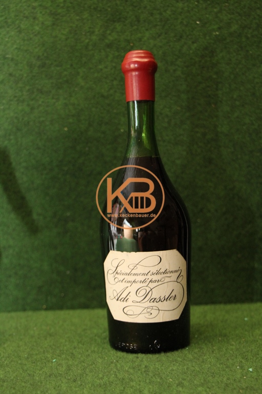 ROTWEIN 1950/60  importiert von Adolf (Adi) Dassler, Gründer von Adidas)  ungeöffnete Flasche. 1/2