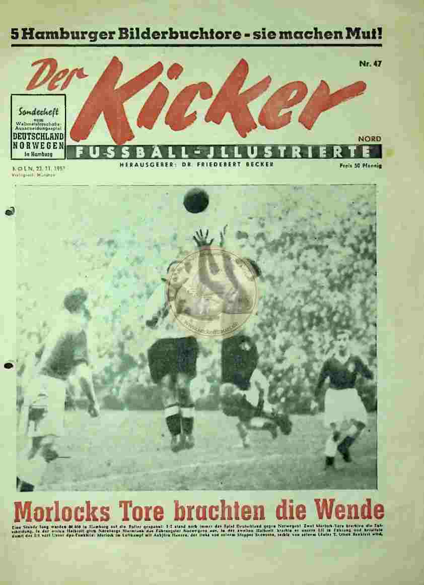 1953 November 23. Kicker Auszug