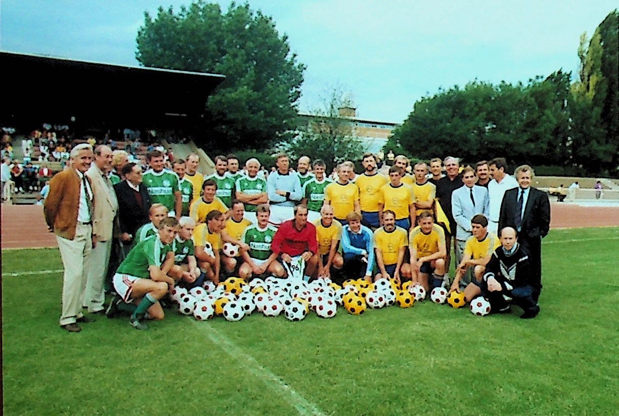 1989 Bild von einem Spiel aus dem Nachlass von einem ehemaligen Spieler