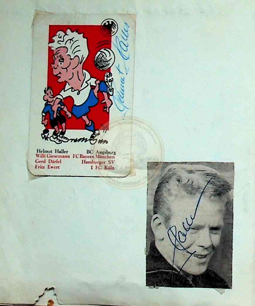 14 Autogramme Helmut Haller