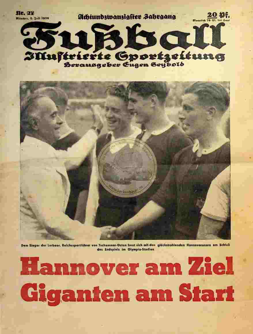 1938 Juli 5. Fußball Nr.27 