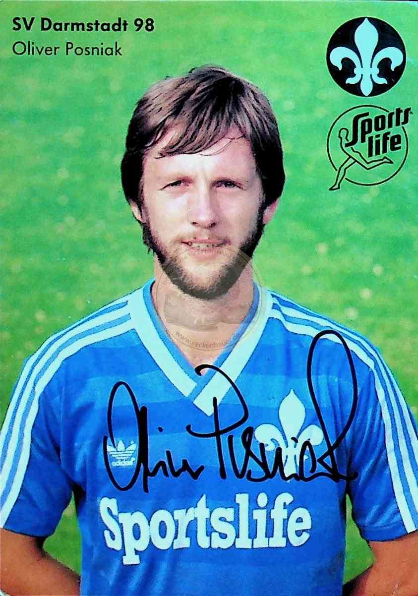 Autogrammkarte von Oliver Posniak SV Darmstadt