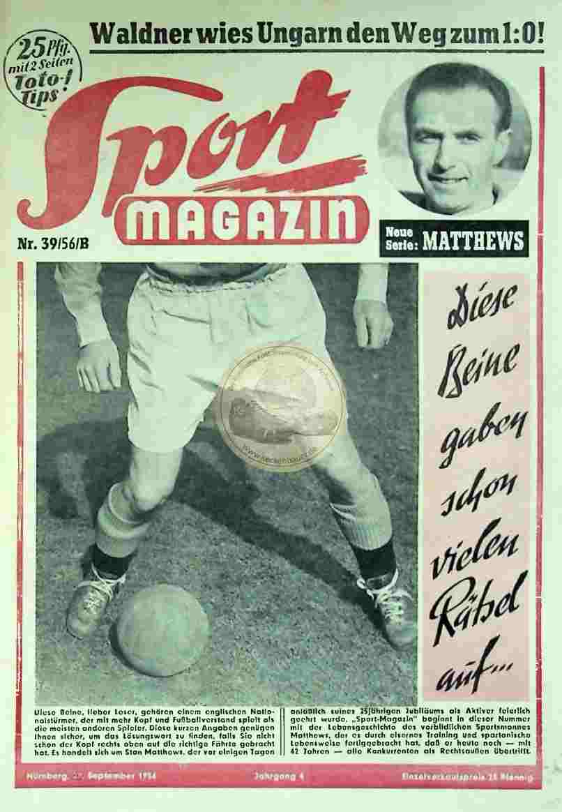 1956 September 27. Sport Magazin Nr. 39