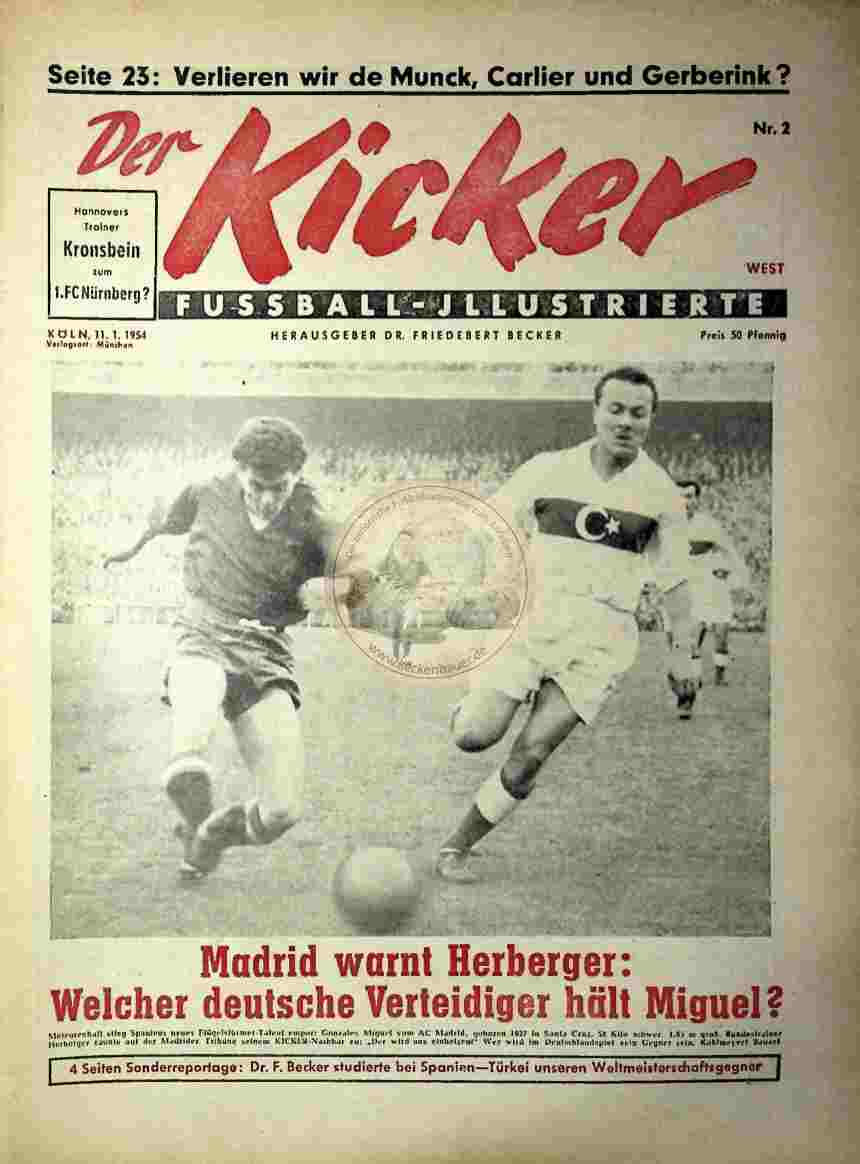 1954 Januar 11. Kicker Nr.2