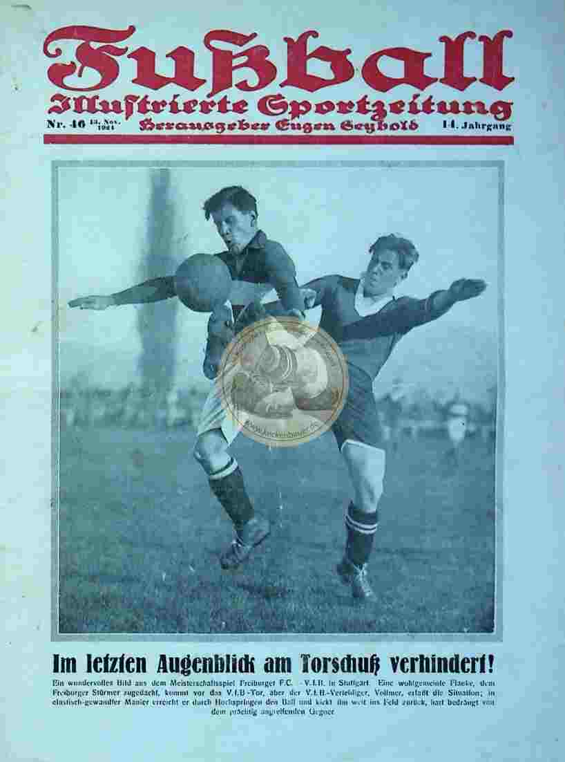 1924 November 13. Fußball Nr. 46