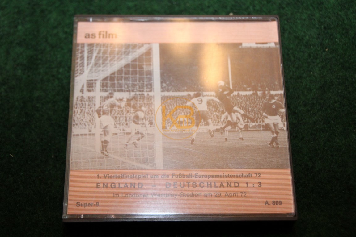 Das EM Viertelfinale England gegen Deutschland bei der EM 1972 in England auf Super 8.