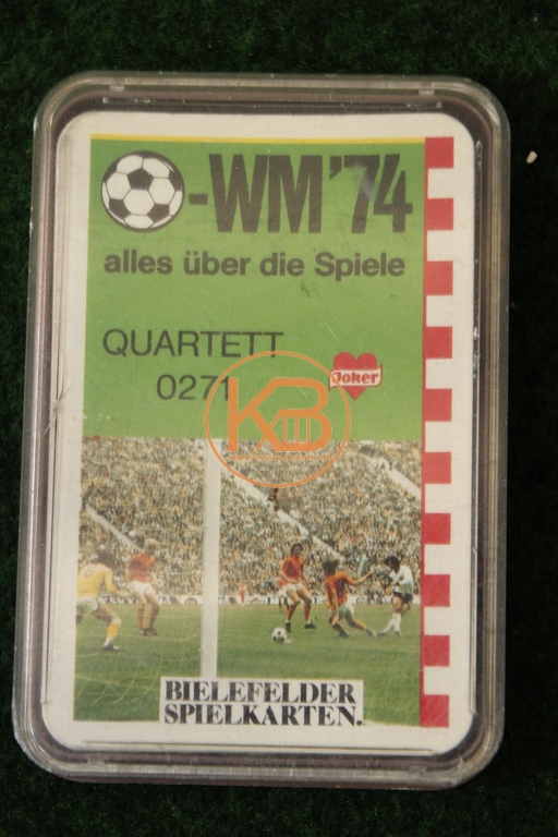 Bielefelder Spielkarten Quartett 0271 WM 74 - alles über die Spiele