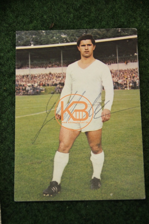 Alte Autogrammkarte vom "Bomber der Nation" Gerd Müller