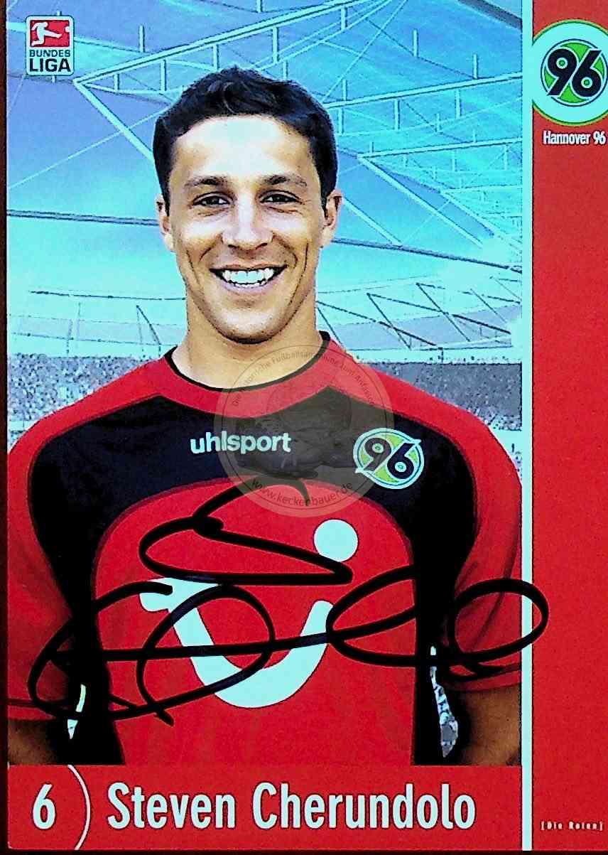 Autogrammkarte von Hannover 96 Steven Cherundolo 2