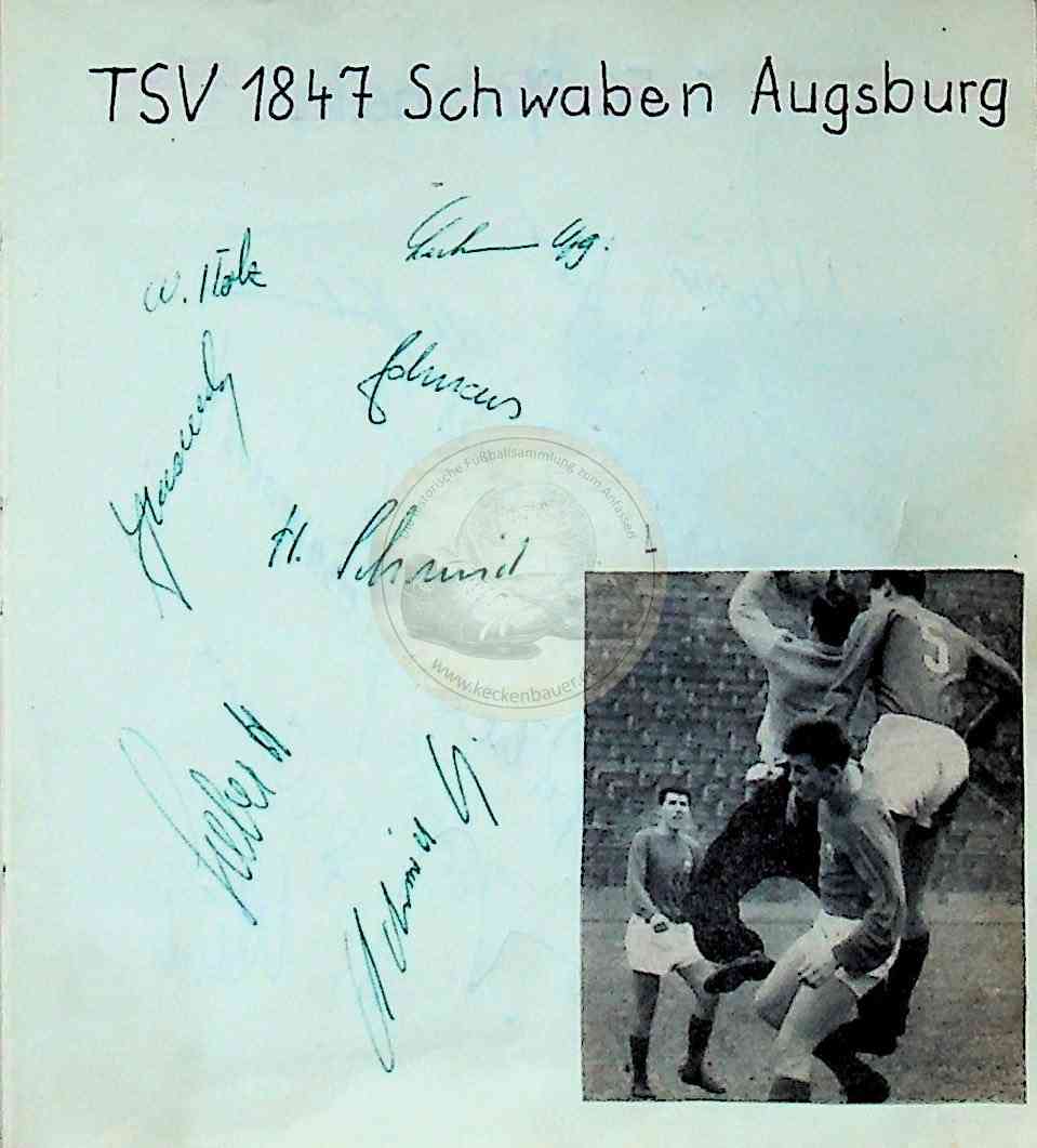 19 Autogramme vom Schwaben Augsburg