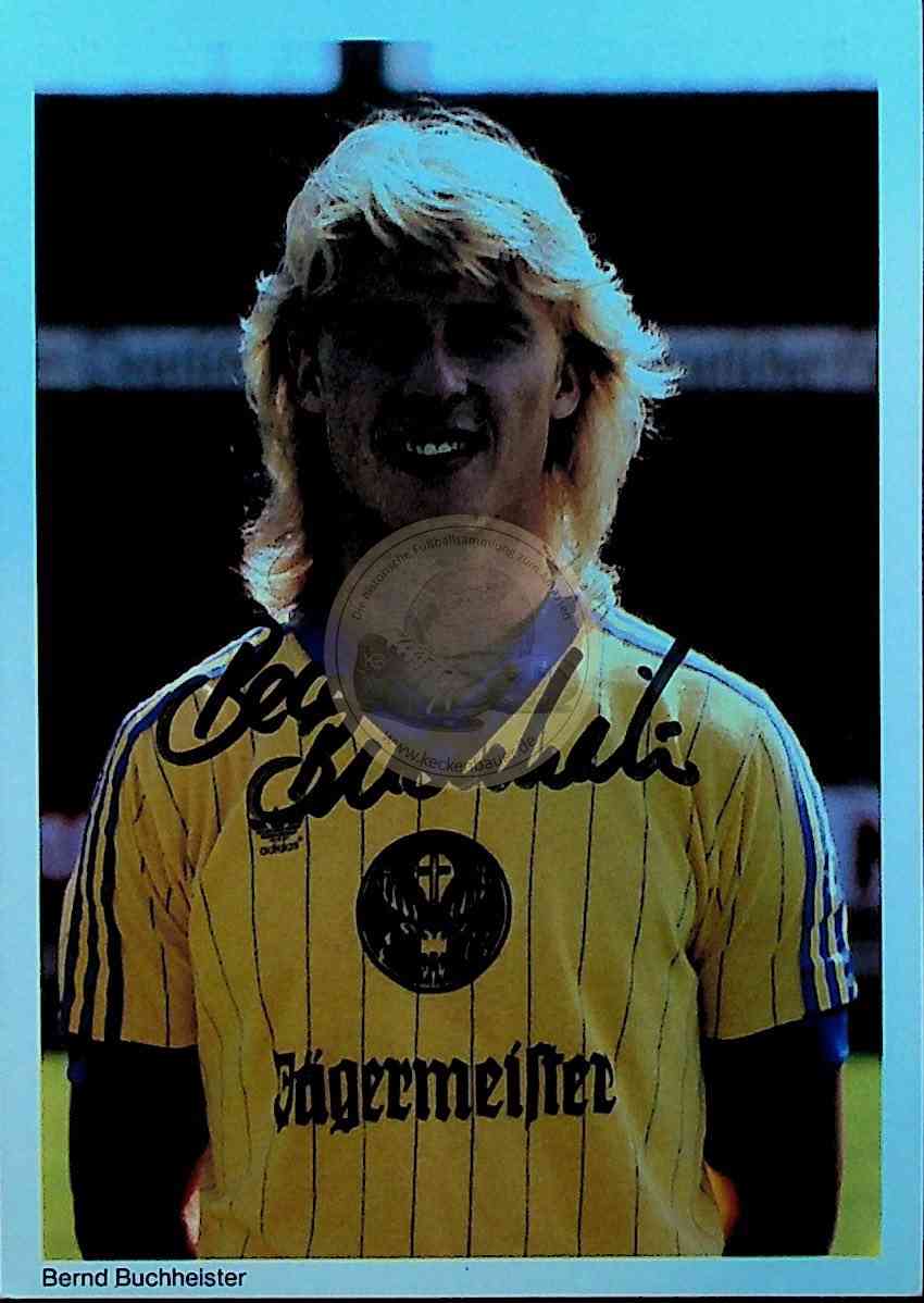 Autogrammkarten von Bernd Buchheister Eintracht Braunschweig