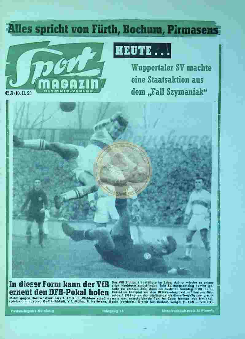 1958 November 10. Sport Magazin Nr 45a