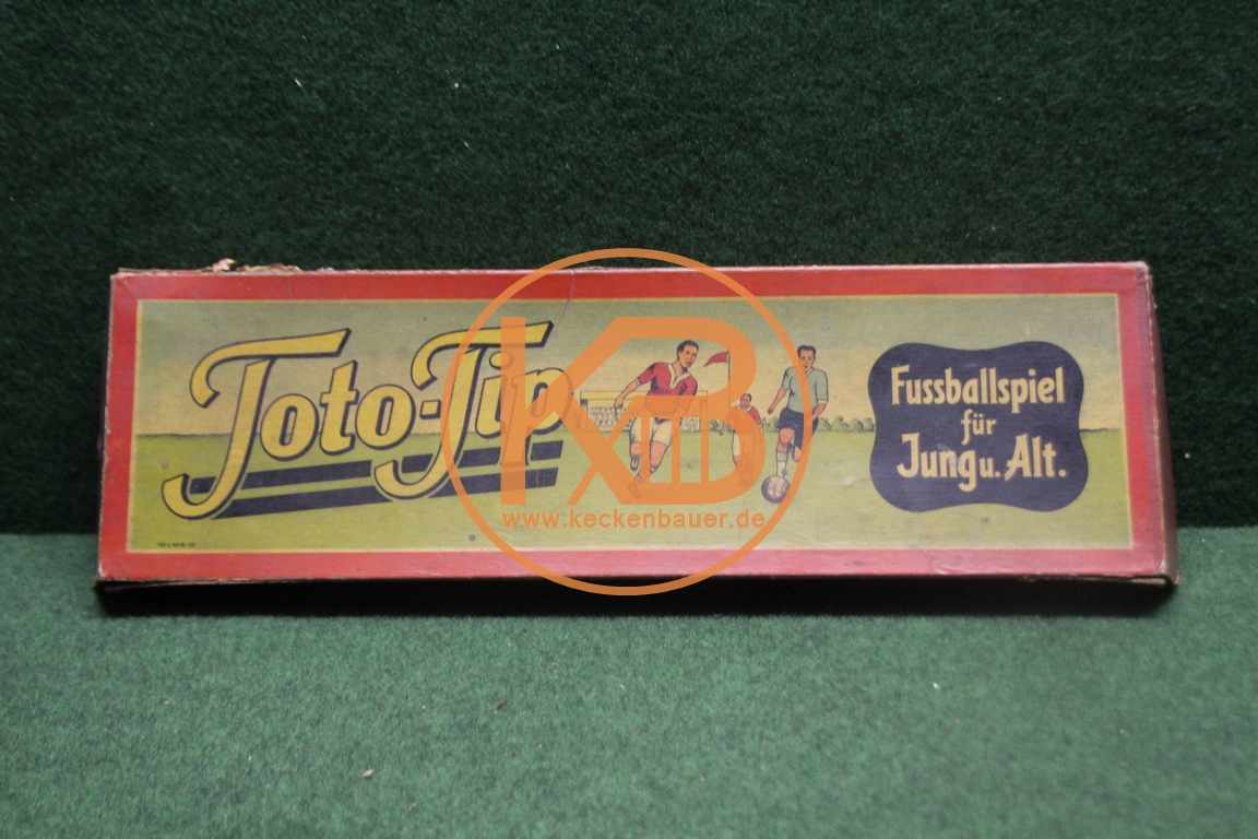 Toto-Tip das Fußballspiel für Jung und Alt aus den 1950ern.