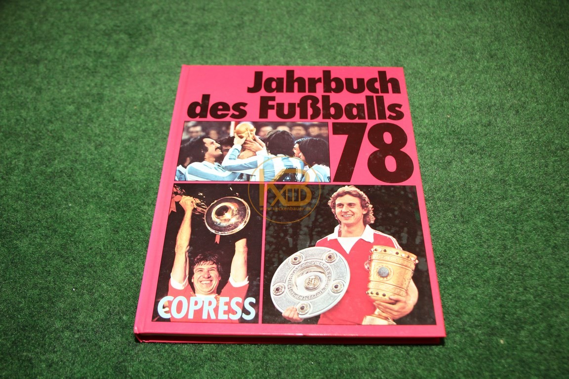 Jahrbuch des Fußballs 1978 vom Copress Verlag.