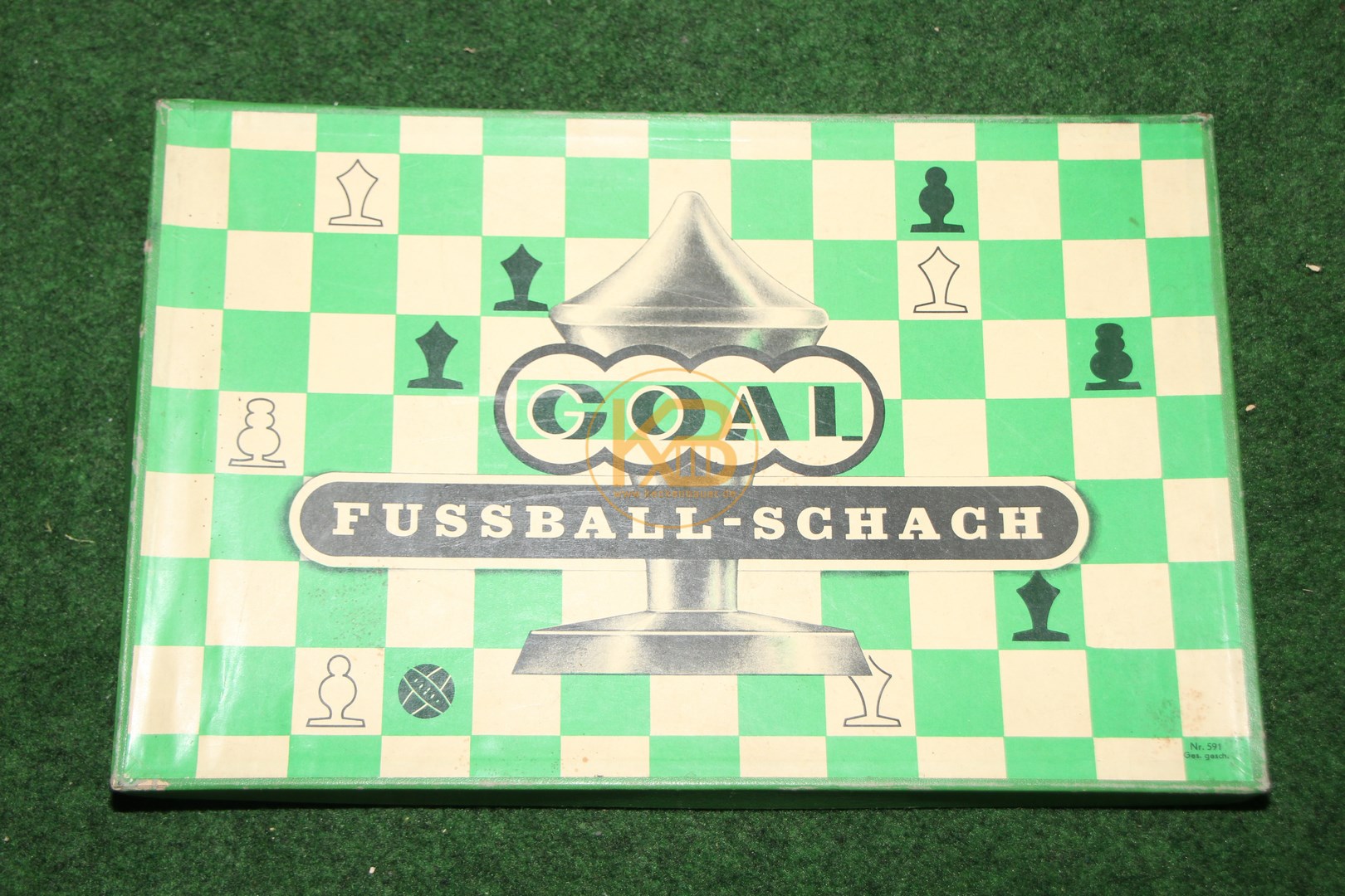 Goal Fussball Schach vom Tip Verlag Basel aus dem Jahr 1958.