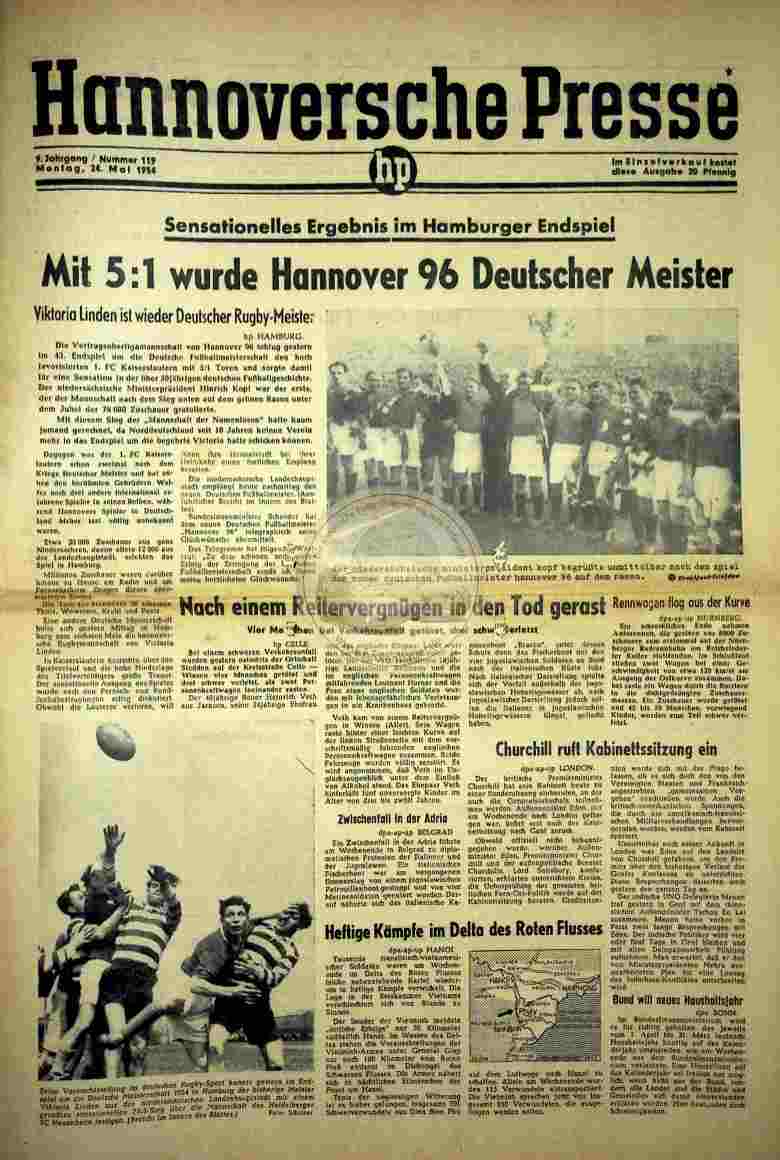 1954 Mai 24. Hannoversche Presse Nr.119