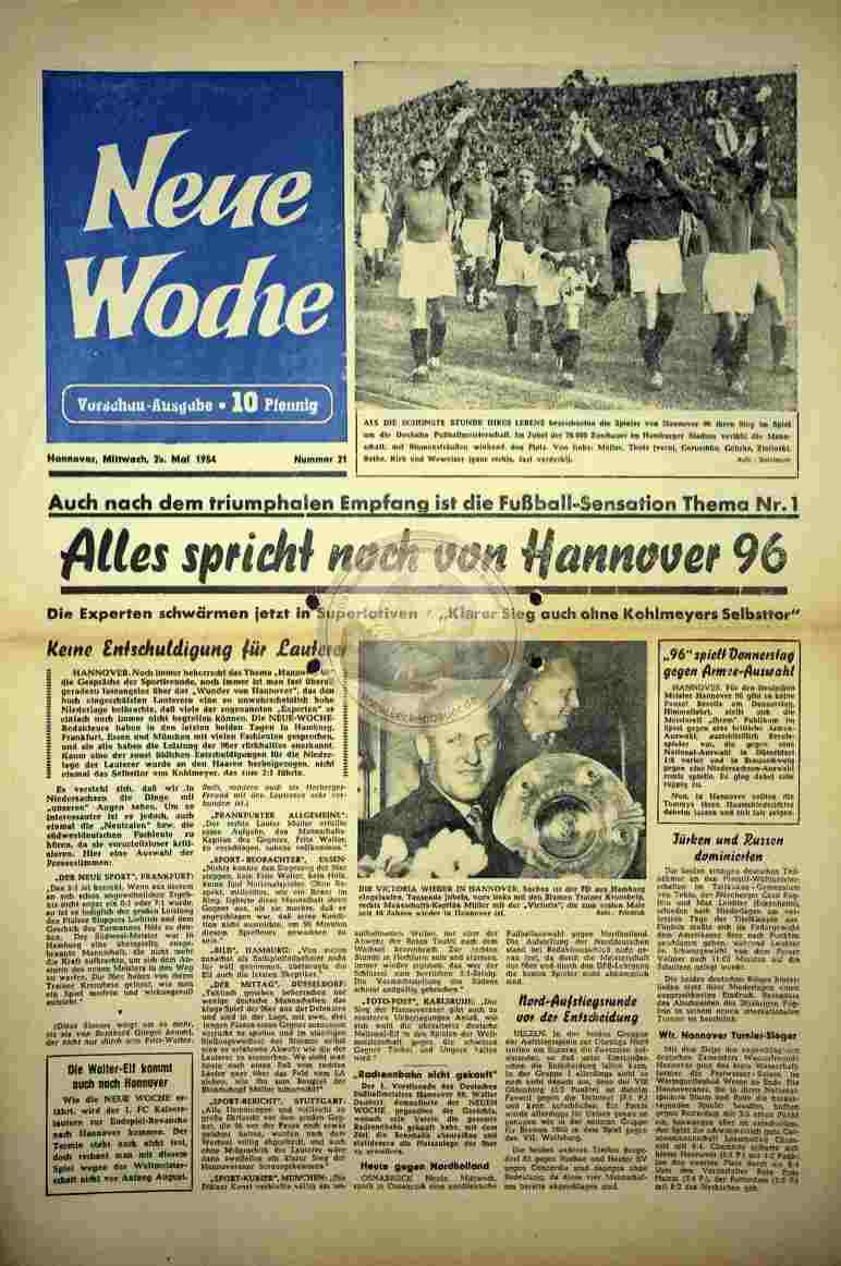 1954 Mai 25. Neue Woche Nr. 21