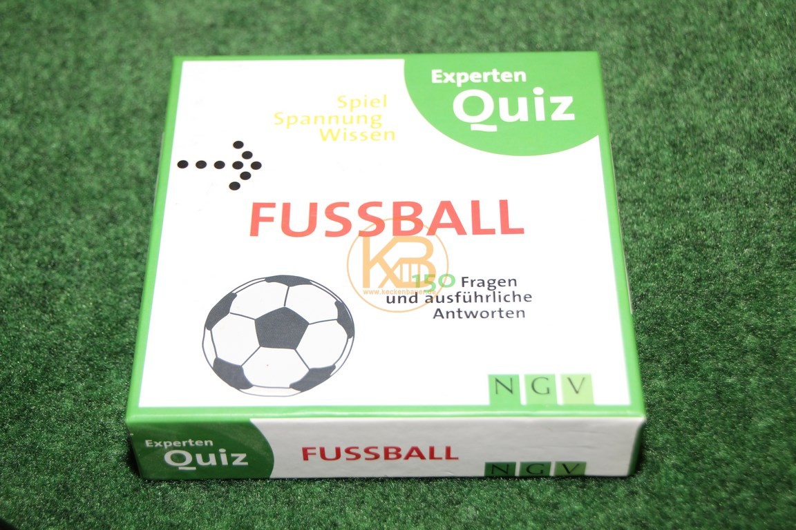 Fussball Experten Quiz von NGV aus den 2000ern. 150 Fragen und ausführliche Antworten.