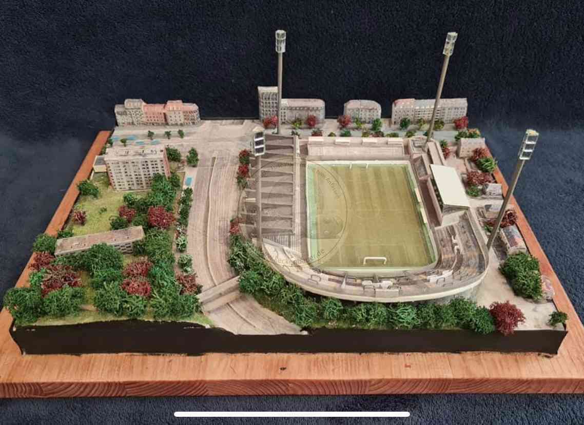 Miniatur Stadion vom Grünwalder Stadion