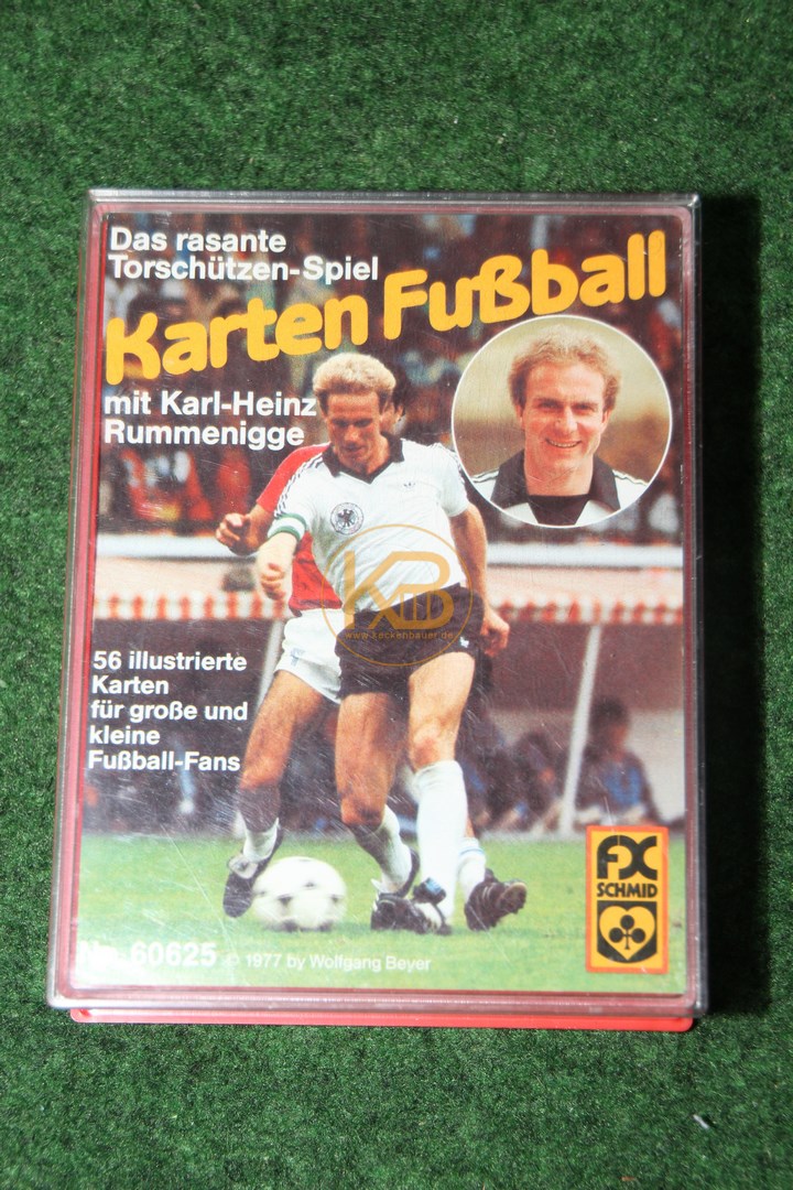 Kartenspiel der 80er: Karten-Fußball mit Karl-Heinz Rummenigge