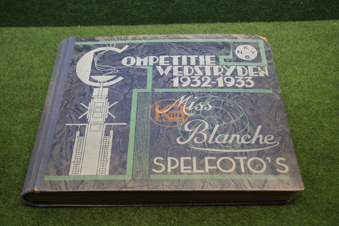 Sammelalbum Miss Blanche "Competitiewedstrijden 1932-1933" mit 100 schönen Spielfotos - Komplettes Album aus dem Jahr 1933