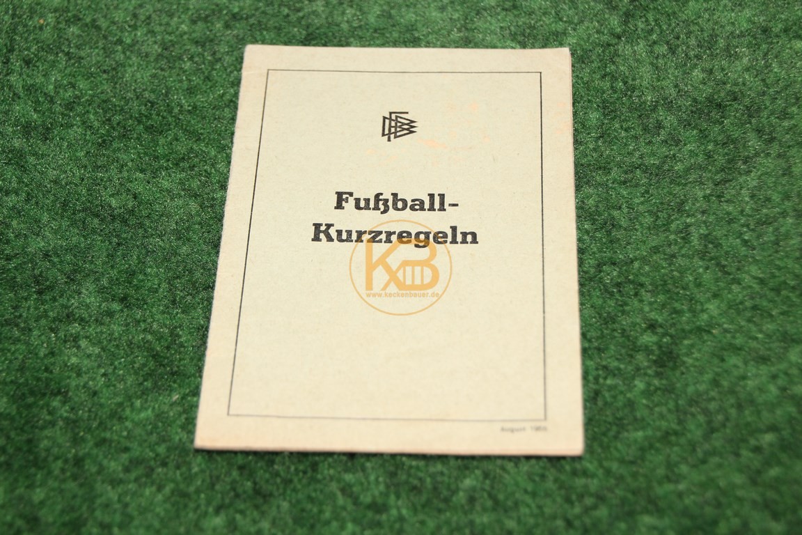 Fußball Kurzregeln