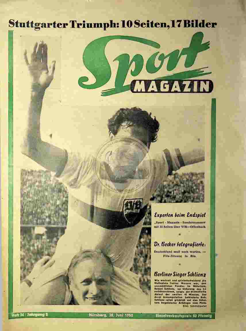 1950 Juni 28. Sport Magazin Nr. 26