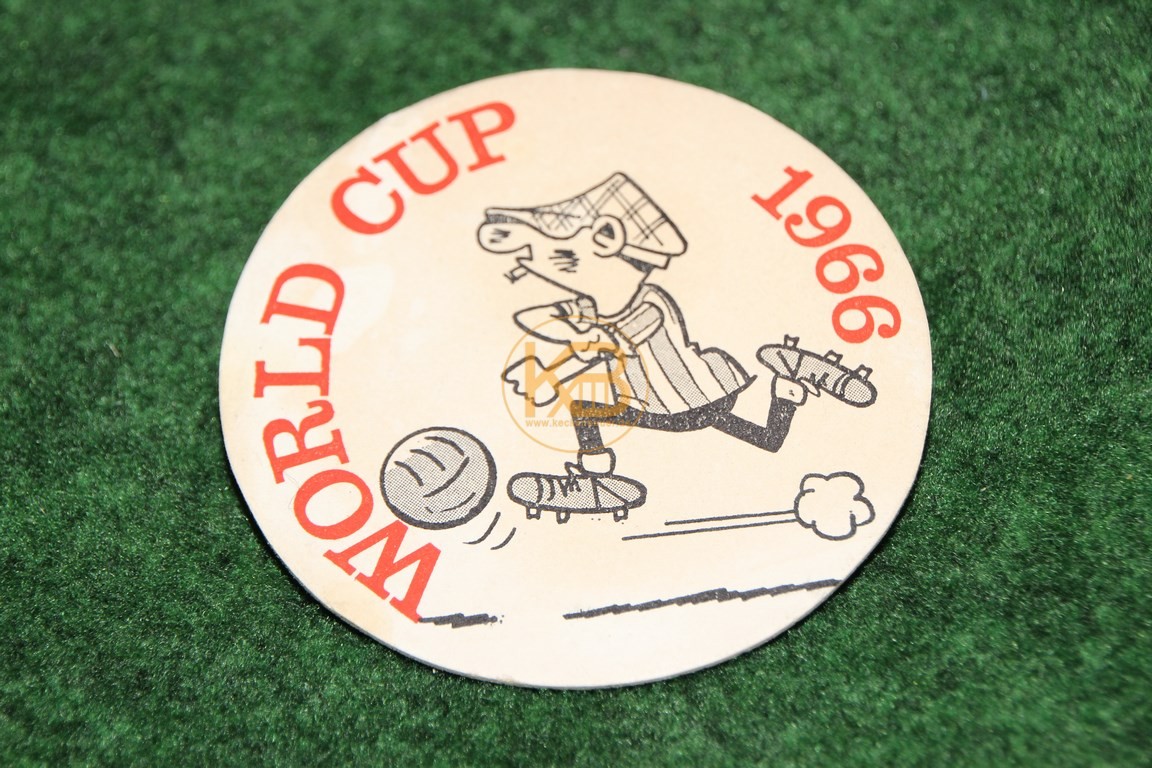 Bierdeckel zur Weltmeisterschaft 1966 in England.