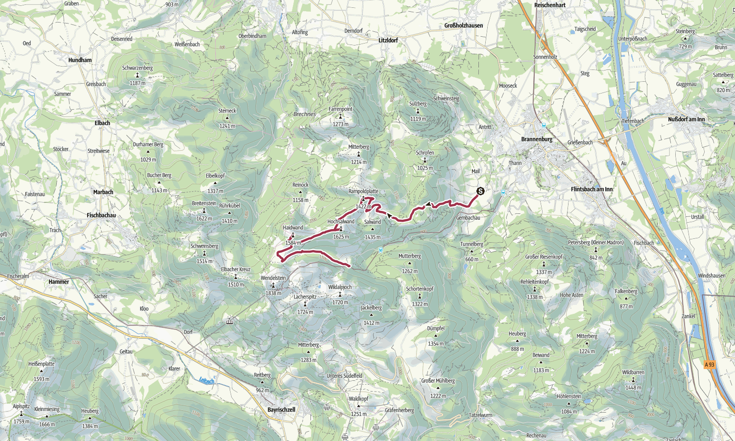 Erweiterung: Rampoldplatte + Hochsalwand + Haidwand