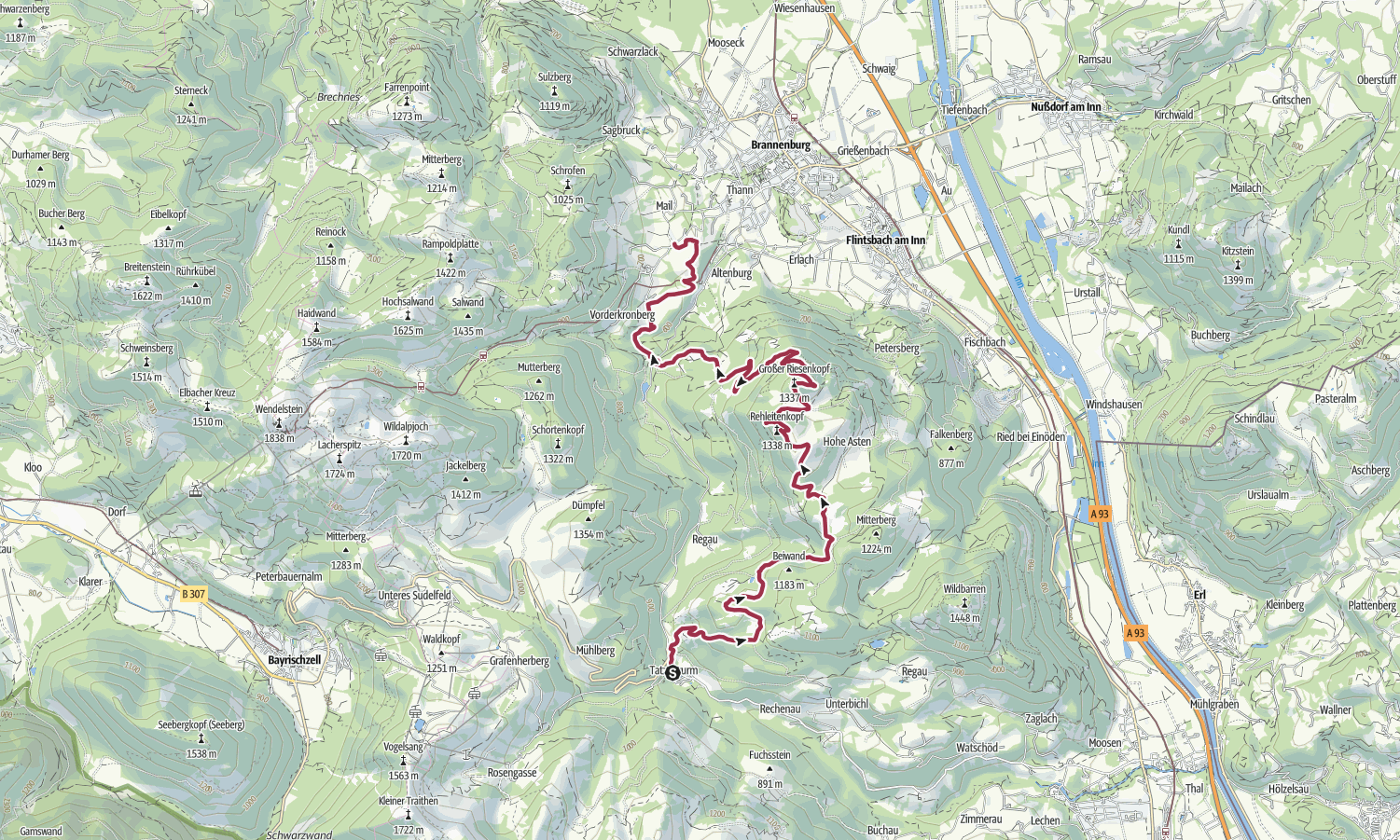 Erweiterung: Rehleitenkopf + Großer Riesenkopf