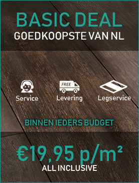 Laminaat inclusief leggen basic deal