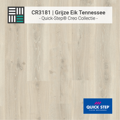 Quick-Step | CR3181 Grijze Eik Tennessee