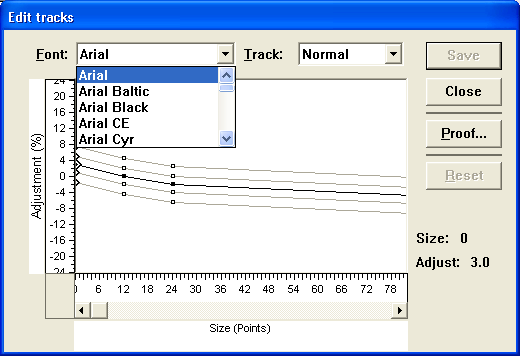 Рис. 4.21. Диалоговое окно Edit tracks